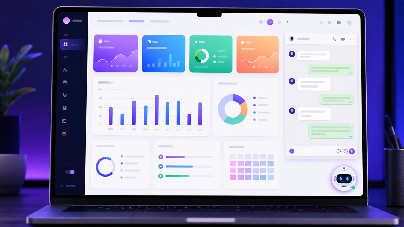 Print do painel administrativo white label